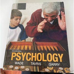 11th Edition Psychology Hardcover Textbook -Wade, Tavris & Garry